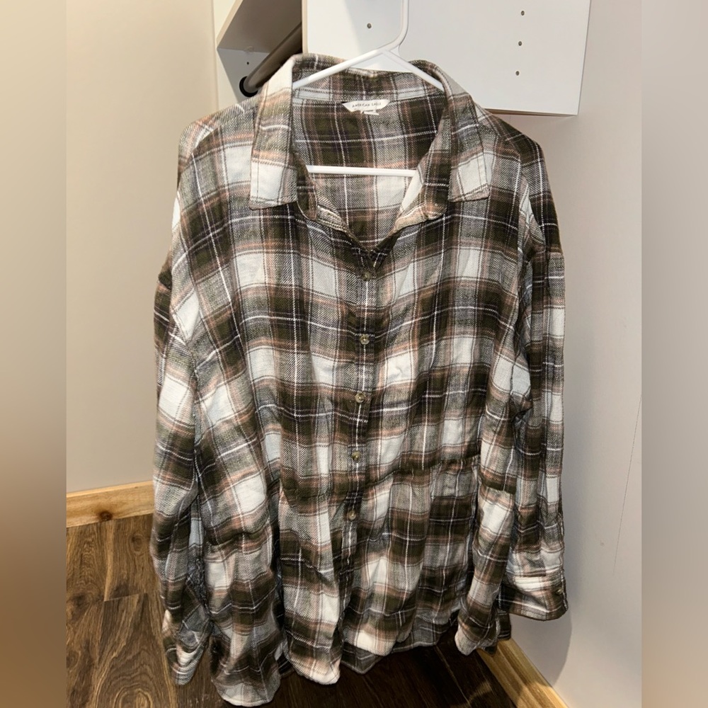 American Eagle Flannel/Blouse